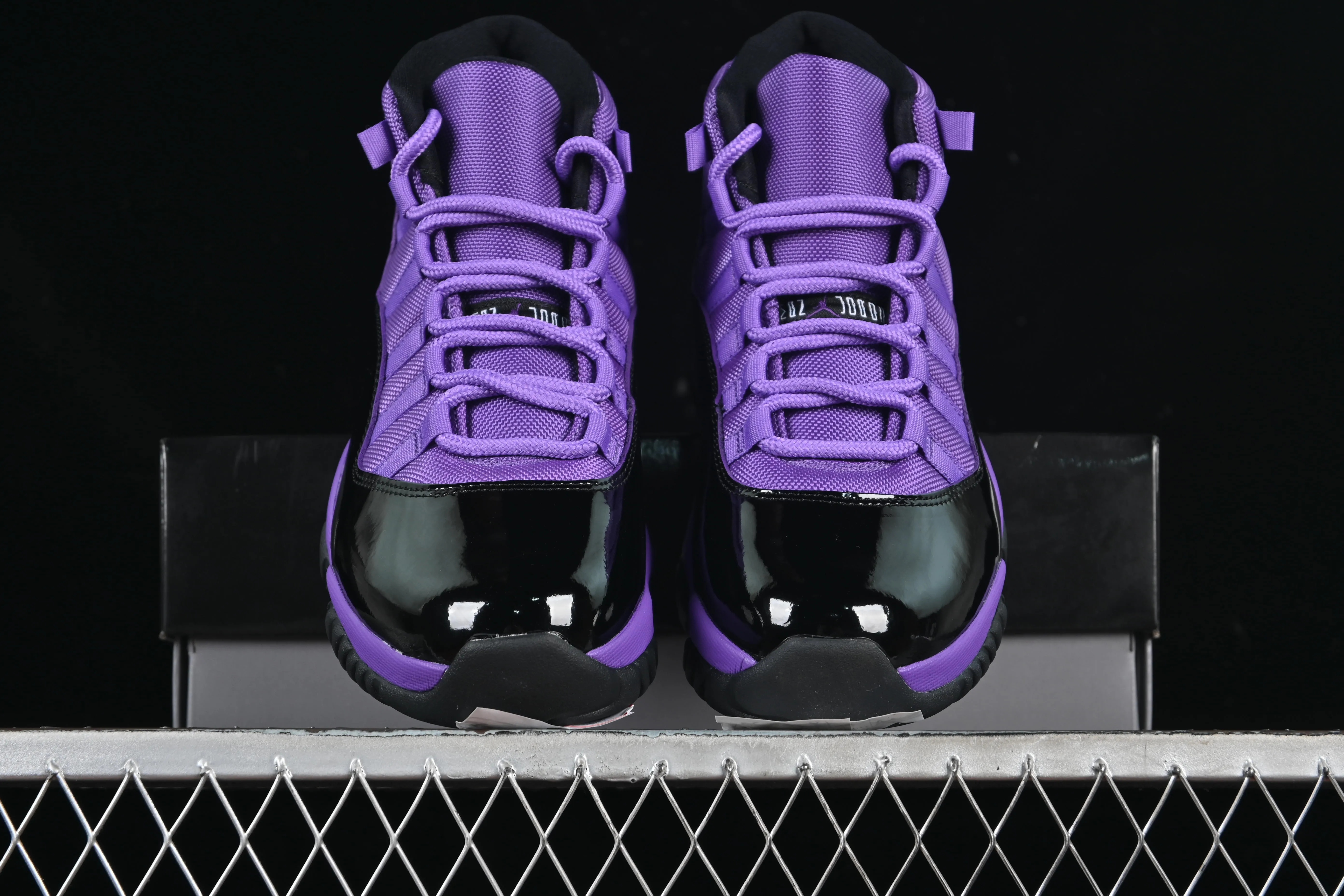 All categories Air Jordan Jordan series basketball shoes Air Jordan 11 Air Jordan 11 Retro AJ11 Joe 11 black and purple CT8012-500